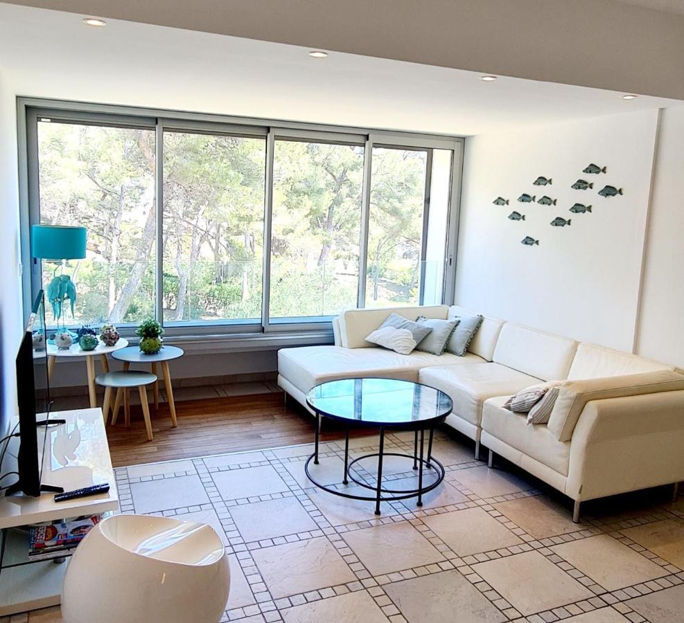 Superbe Appartement Dans Cadre D'Exception - Piscine, Plage Et Tennis Prive Bandol Esterno foto